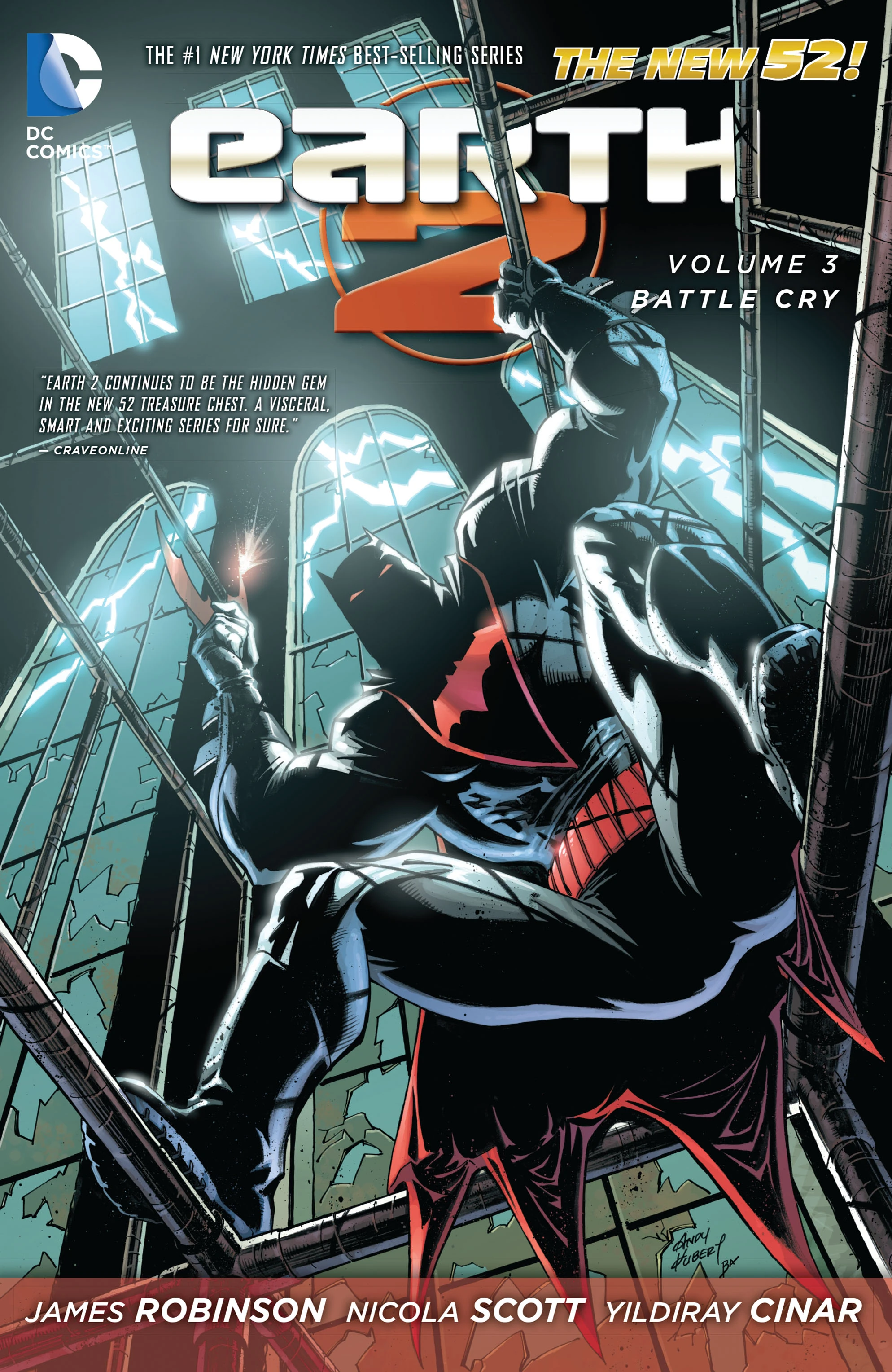 Earth 2 Vol. 3: Battle Cry (DC, 2014) cover